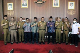 Pasca Terpilih Jadi Ketua BAZNAS Provinsi Lampung Dr. Iskandar Zulkarnain Temui Bupati Lampung Selatan