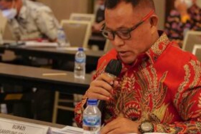 Pemkab Lamsel Ikuti Rakor Pembahasan RDTR Kawasan Pariwisata Terpadu Bakauheni Bersama Dirjen Tata Ruang Kementerian ATR/BPN