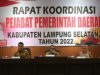 Gelar Rapat Koordinasi Pejabat Pemerintah Kabupaten Lampung Selatan, Bupati Tekankan Dan Utamakan Pelayanan Masyarakat