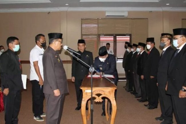 Sekda Thamrin Melantik Pejabat Pimpinan Tinggi Pratama, Administrator dan Pengawas