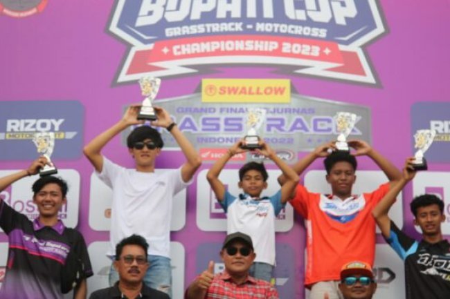 Motocross Championship 2023 Piala Bupati sukses digelar