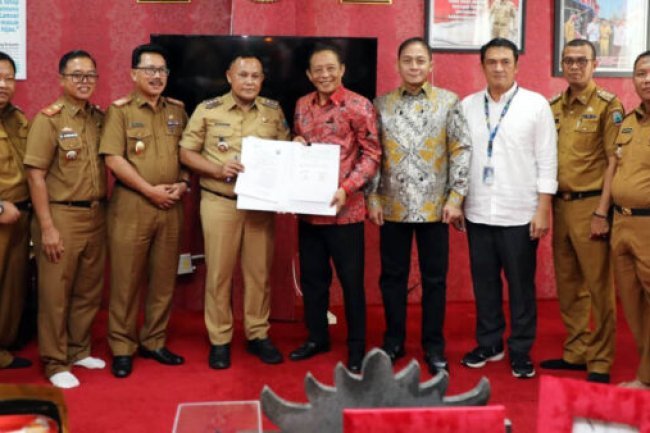 Pemkab Lampung Selatan dan PTPN VII Teken Kerja Sama Optimasi Pemanfaatan Aset