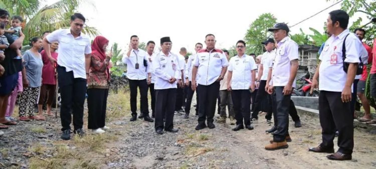Jalan Desa Sumbernadi, Berundung, dan Bandar Agung Akan Dibangun, Nanang: Bulan Depan Dikerjakan