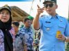 Bupati Lampung Selatan Bersama Wali Kota Bandar Lampung, Eva Dwiana, Tinjau ruas Jalan Perbatasan Sabah Balau