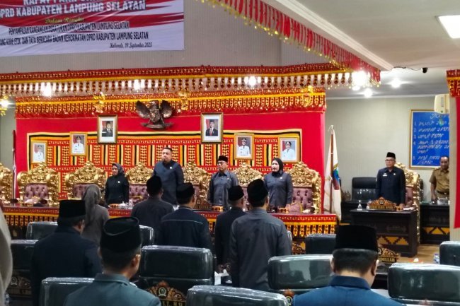 DPRD Lampung Selatan Gelar Paripurna Tentang Kode Etik