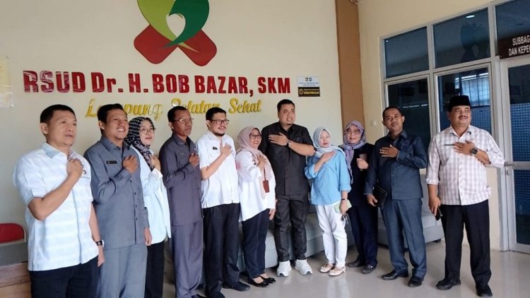 Komisi IV DPRD Lampung Selatan Lakukan Kunker Ke RSUD Bob Bazar