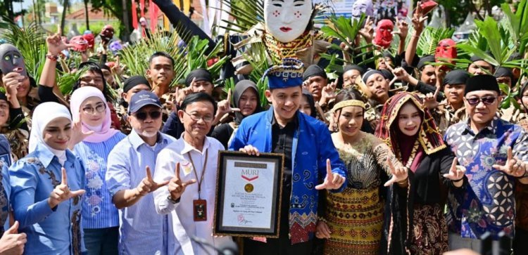 1.500 Penari Pecahkan Rekor Dunia MURI, Tari Tuping Lampung Selatan Catat Sejarah Dunia
