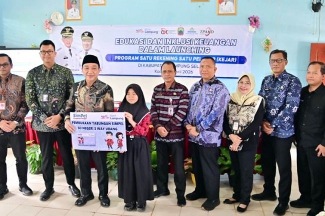 150 Siswa SDN 3 Way Urang Kini Punya Rekening Sendiri, Wabup Syaiful: Latih Finansial Sejak Dini