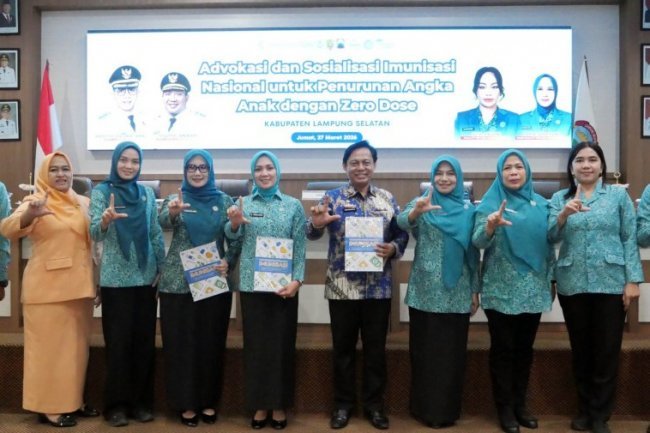 Lampung Selatan Jadi Pilot Project Imunisasi Zero Dose, 4.967 Anak Disasar di 28 Puskesmas