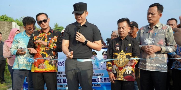 Resmikan Jalan Lubuk Dalam-Way Urang, Bupati Egi Dorong Wisata Kalianda dan Dongkrak Ekonomi Warga