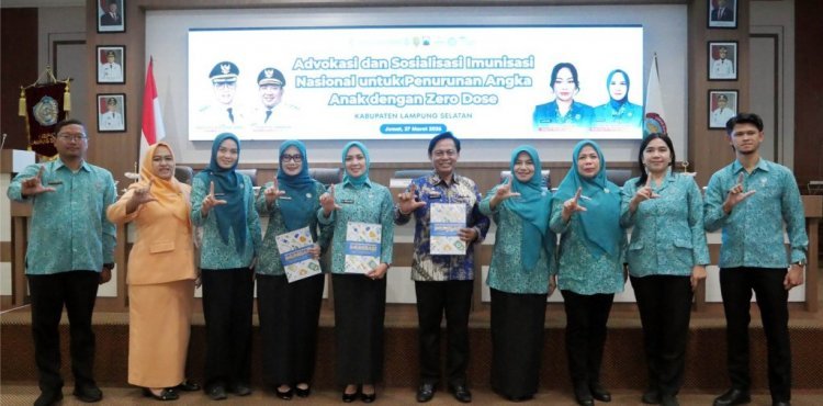 Lampung Selatan Jadi Pilot Project Imunisasi Zero Dose, 4.967 Anak Disasar di 28 Puskesmas