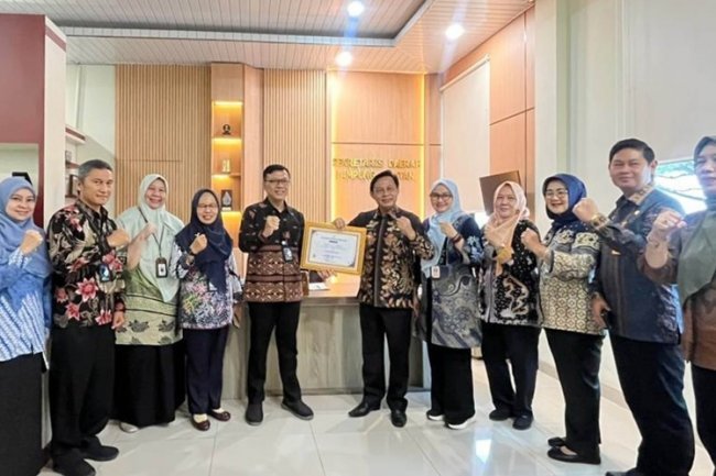 Lampung Selatan Raih Penghargaan Kabupaten Pangan Aman 2025