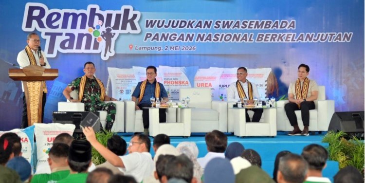 Dampingi Kunker Menko Pangan, Bupati Egi Pastikan Program Pangan Nasional Terealisasi di Lampung Selatan
