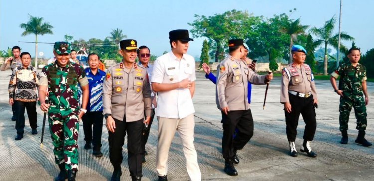 Kunker ke Lampung Selatan, Kapolda Lampung Disambut Langsung Bupati Radityo Egi Pratama