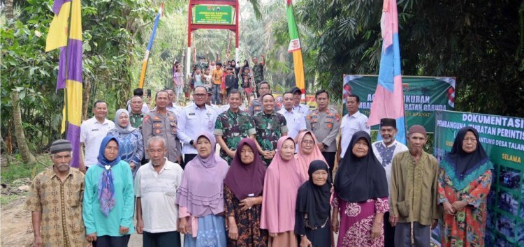 Jembatan Perintis Garuda Tahap III dan IV Diresmikan, Warga Lampung Selatan Langsung Rasakan Manfaatnya